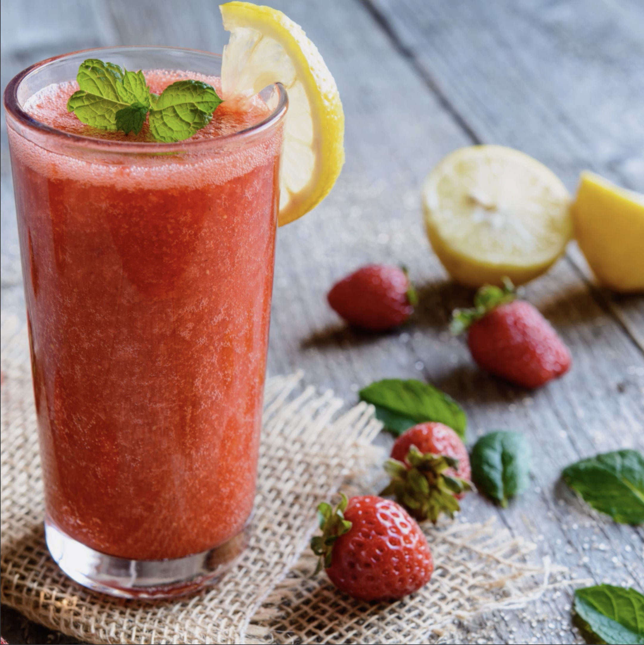 Recette bio de Jus de fraise